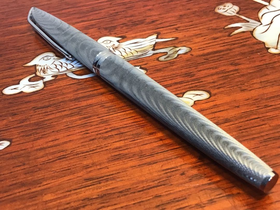 waterman ウォーターマン 万年筆 18K-750 C /F シルバー