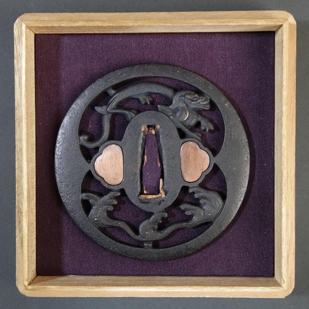 龍彫鐔 刀道具 骨董