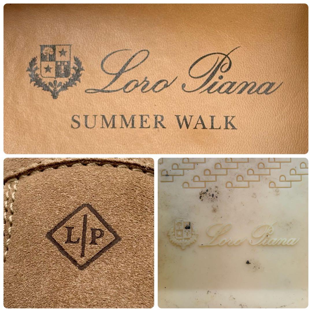 ロロピアーナ サマーウォーク モカシン ローファー ベージュ