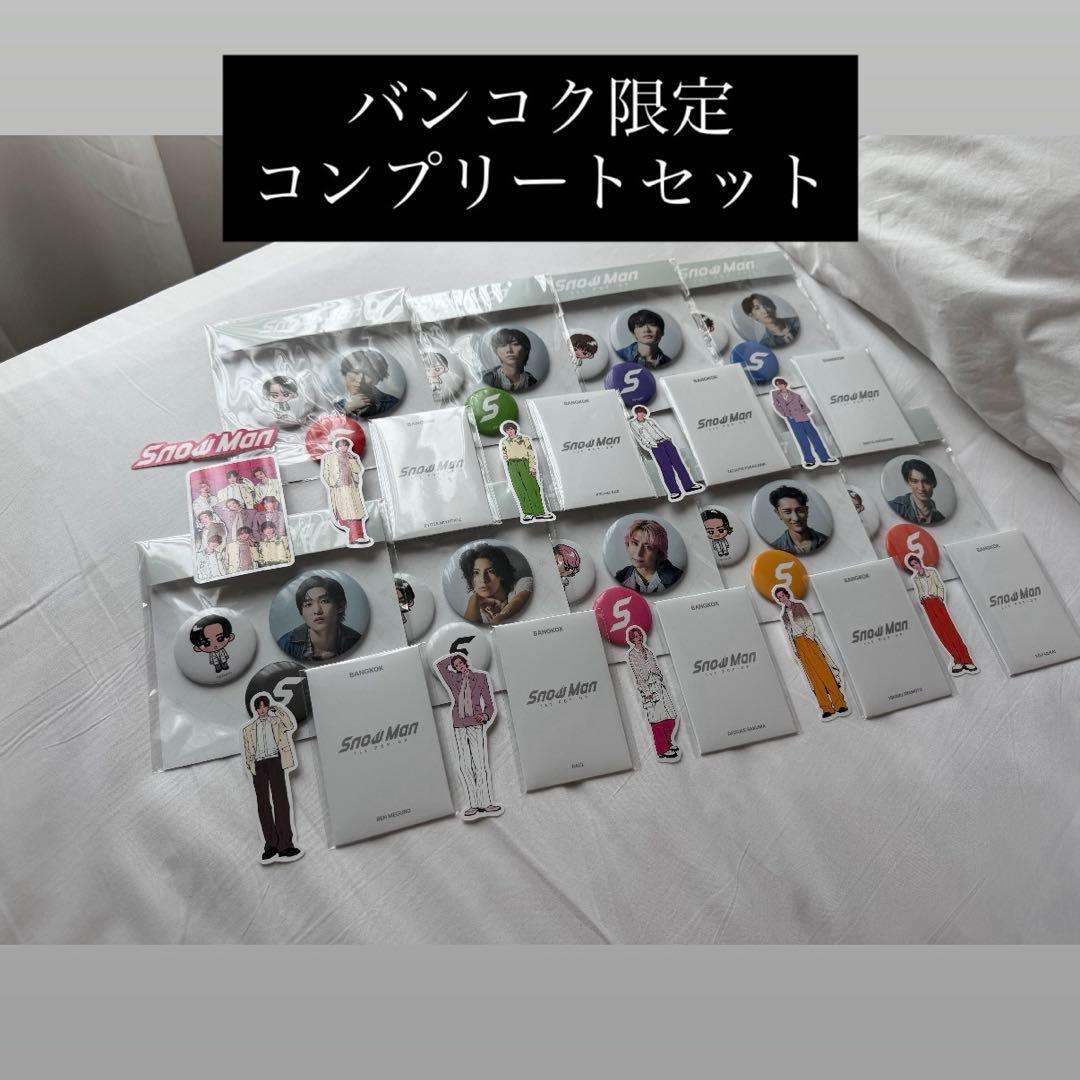 snowman POPUP フォトカード 缶バッジ ステッカー バンコク 新品