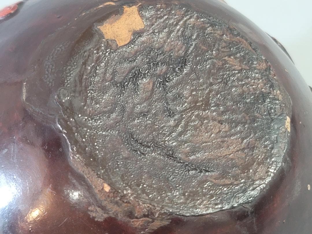 古美術 仿堆朱 陶製 水注 瓶 文房具 DT628 - メルカリ