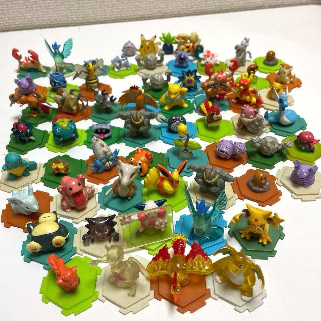 ポケモンフルカラーコレクション57体まとめ売り台座付き 初期 当時品