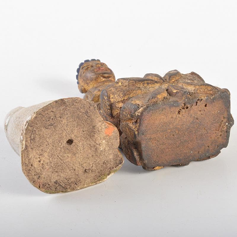 仏教美術 木彫など 懐中仏 仏像 人物像 4点まとめて M R7450