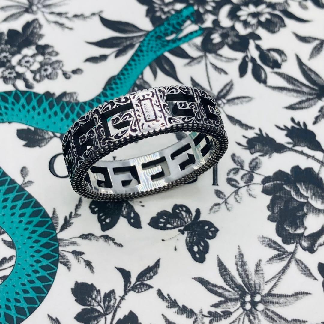 きりとさん！　GUCCI リング ナロー アラベスク G AG925 #21