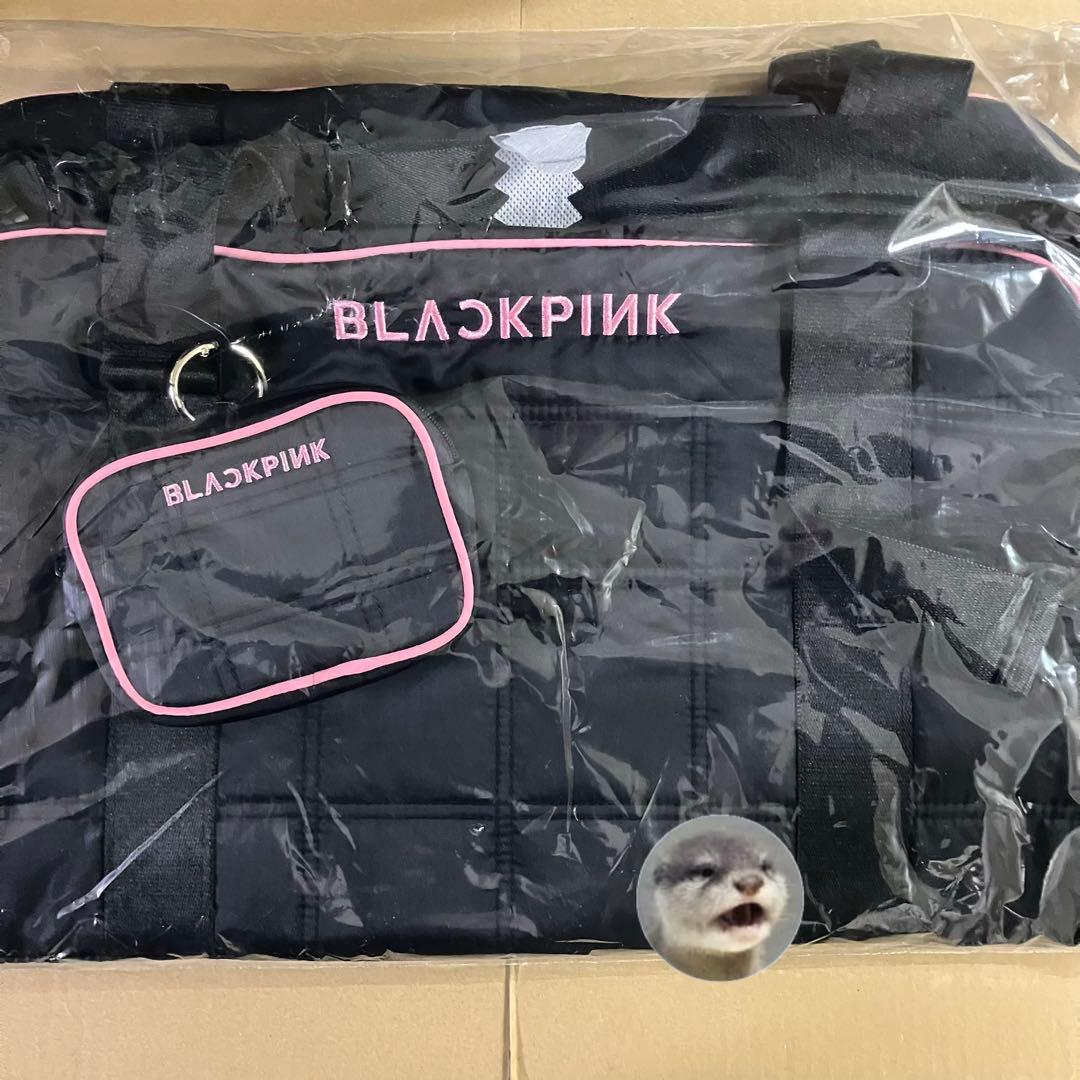 新品未開封】BLACKPINK DEADLINE ボストンバッグ&ポーチ 黒 - メルカリ