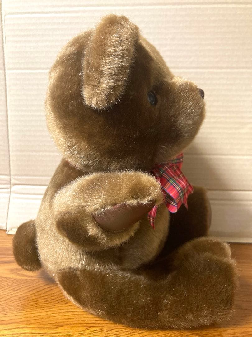 80年代 ビンテージ 熊 クマ ベアー ぬいぐるみ 28cm レトロ 当時物
