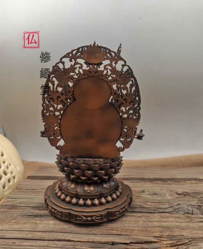 【修縁堂】 密教法具 真言宗 六臂地蔵王菩薩仏像 魔除け 厄除け 辟邪 工芸品