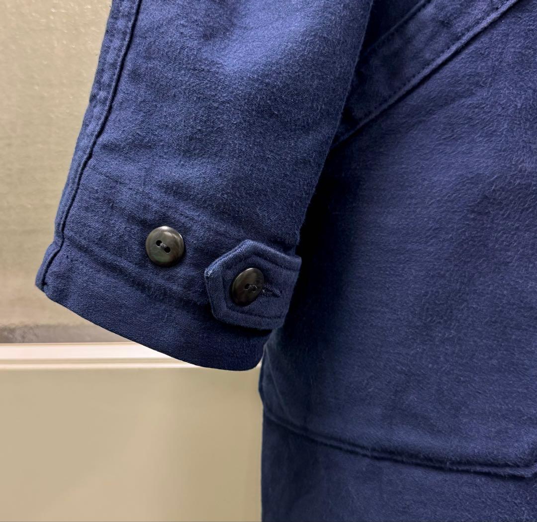 Nigel Cabourn ワーカーズコート-モールスキン 48 インディゴ染め