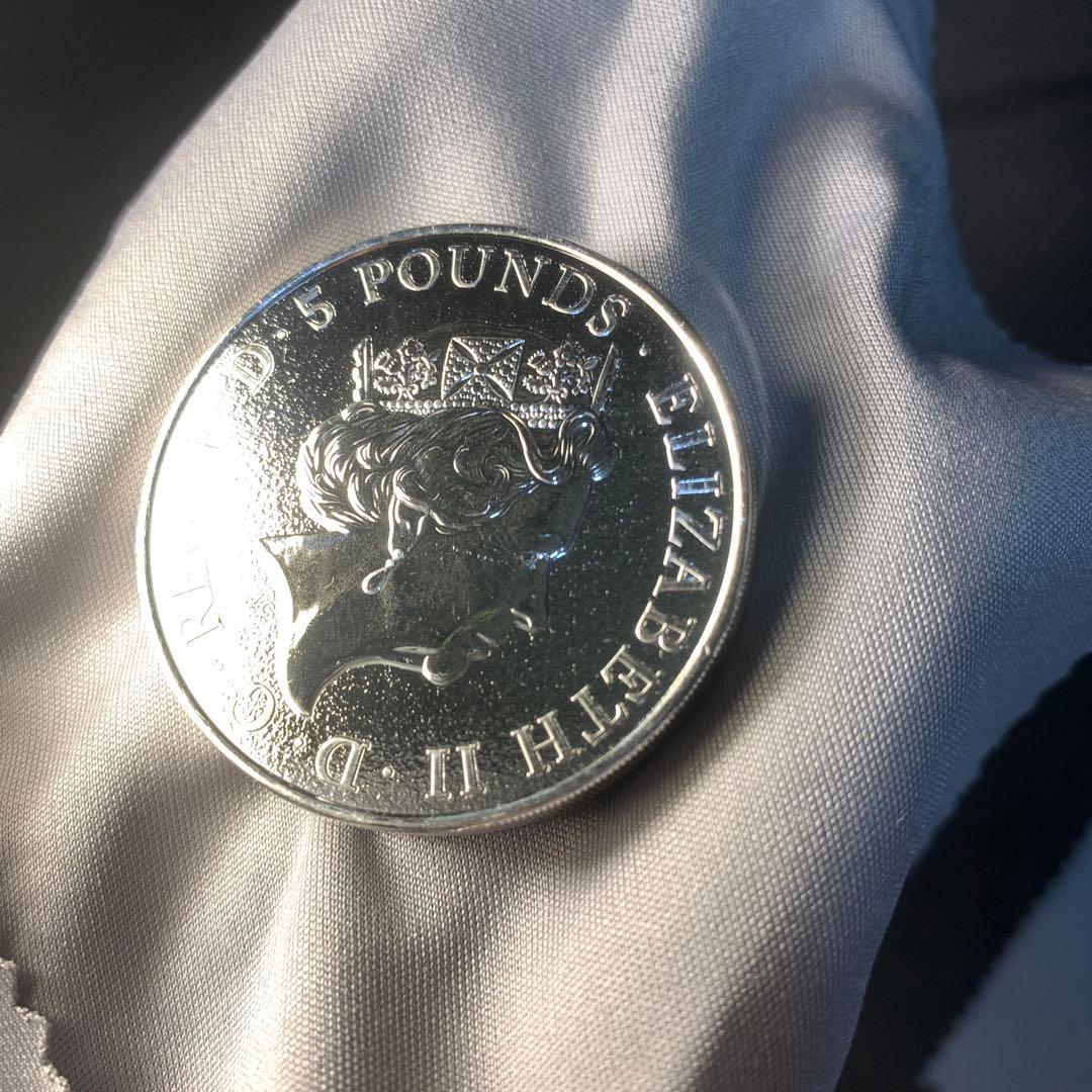 S3 純銀貨 2オンス クイーンズビースト 2016 ライオン・イングランド