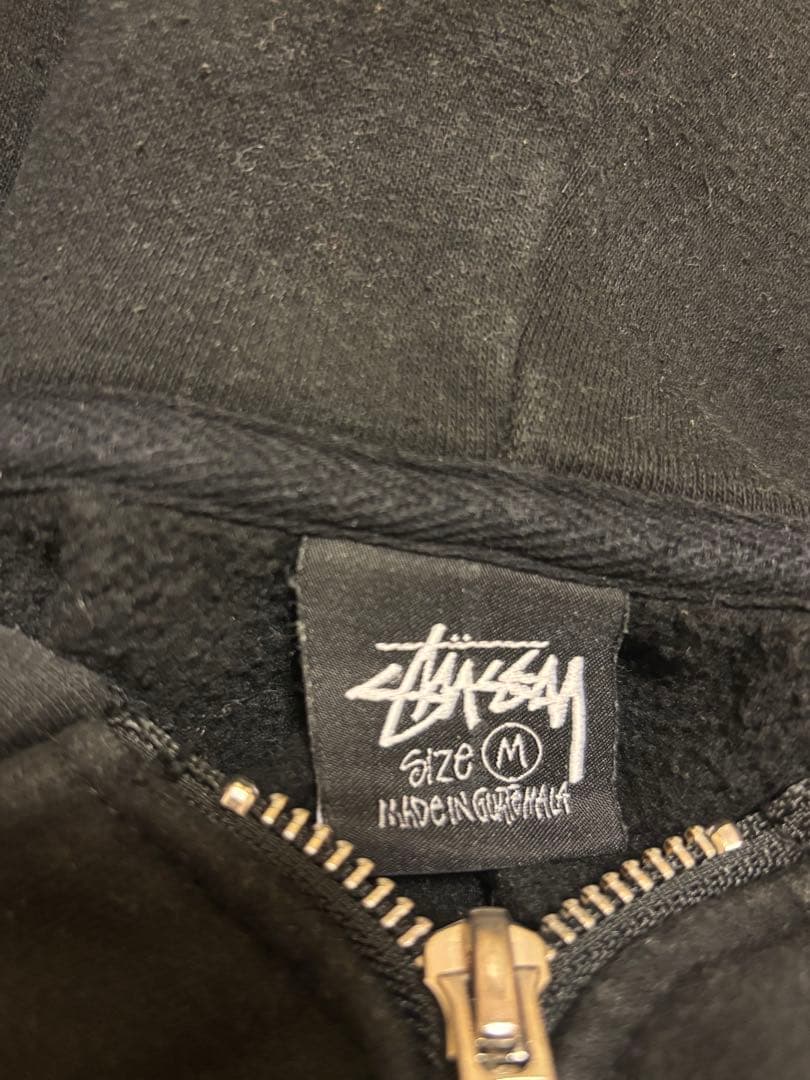 E*O様 Stussy ブラック パーカー Mサイズ