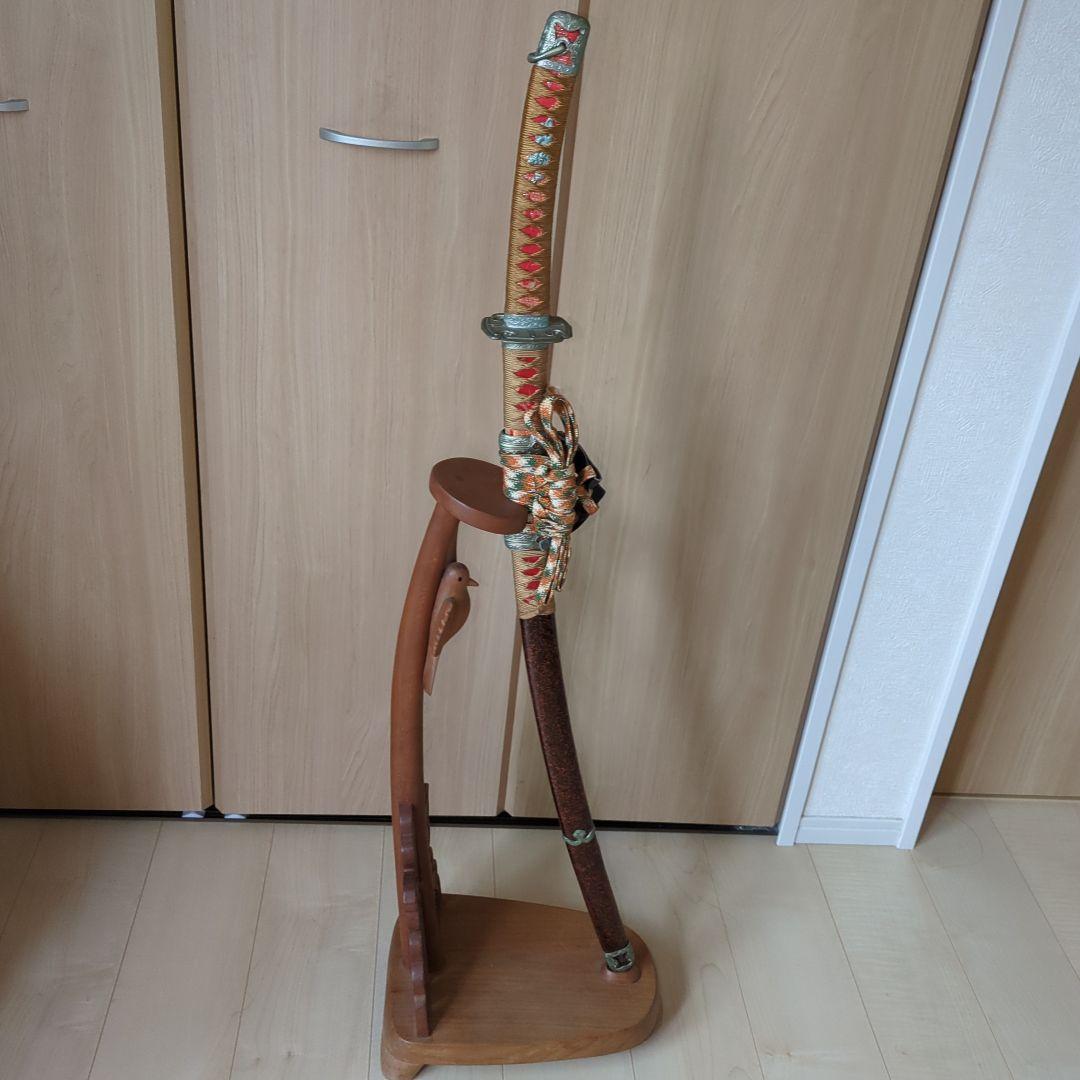 模造刀　刀置き台付き（木製）