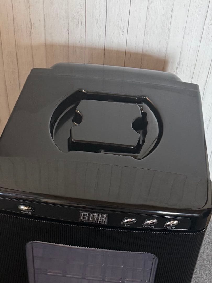 ディスプレイ型ポータブル保冷温庫 25L XHC-25 車載冷蔵庫【黒】