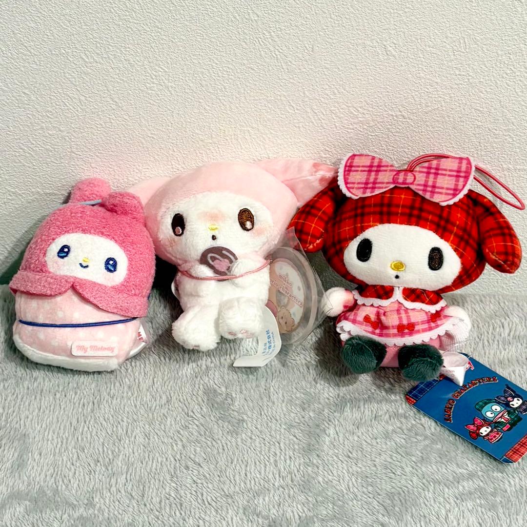 マイメロディ ハローキティ シナモロール ぬいぐるみセット サンリオ
