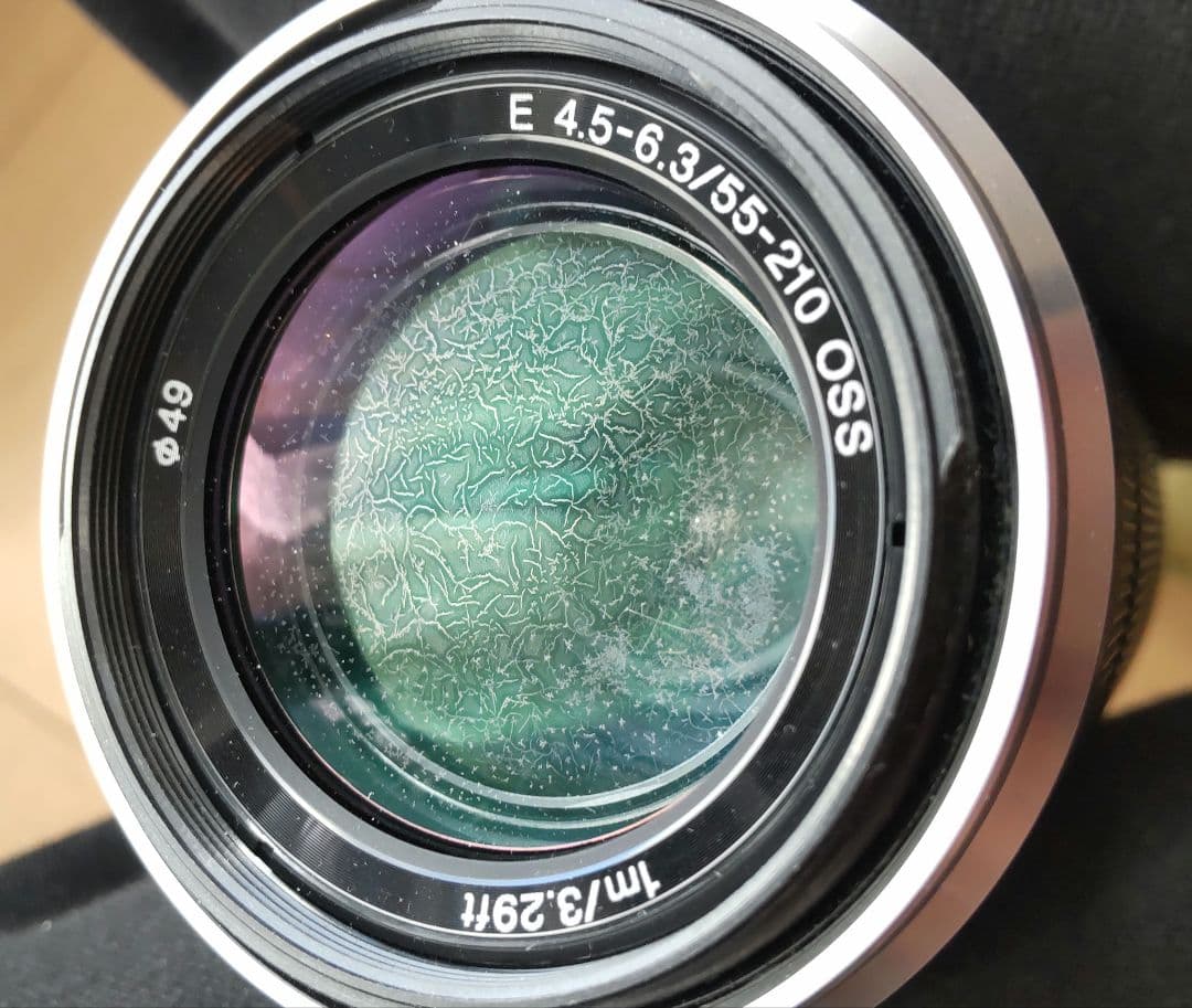 ジャンク】SONY Eマウント レンズ 55-210F4.5-6.3 SONY E55-210F4.5