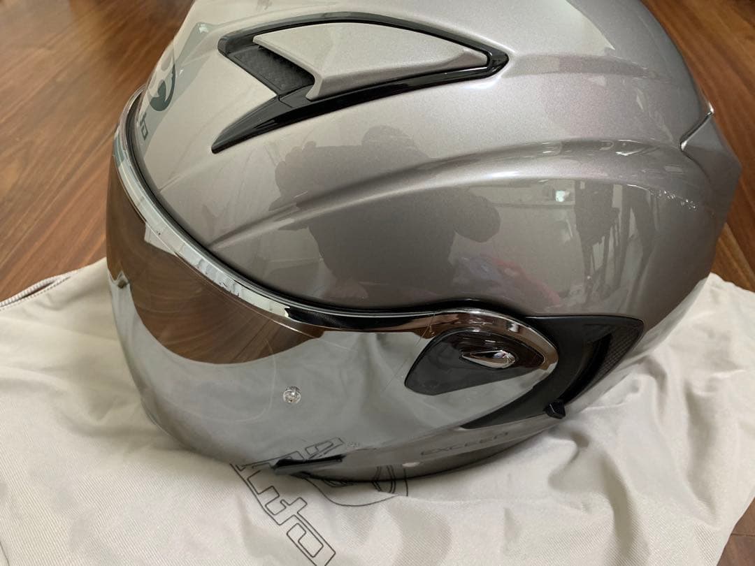 最終値下！EXCEED XLジェットヘルメット ガンメタ