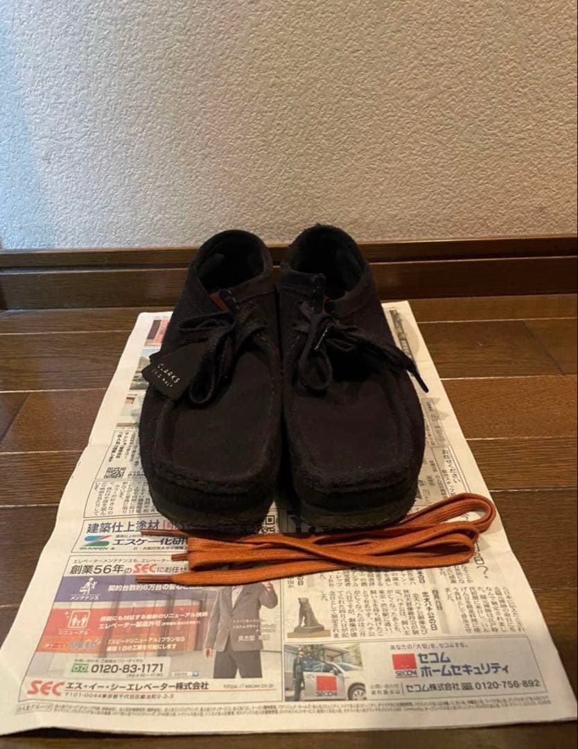 Clarks（クラークス）　ワラビー　ローカット　ブラック