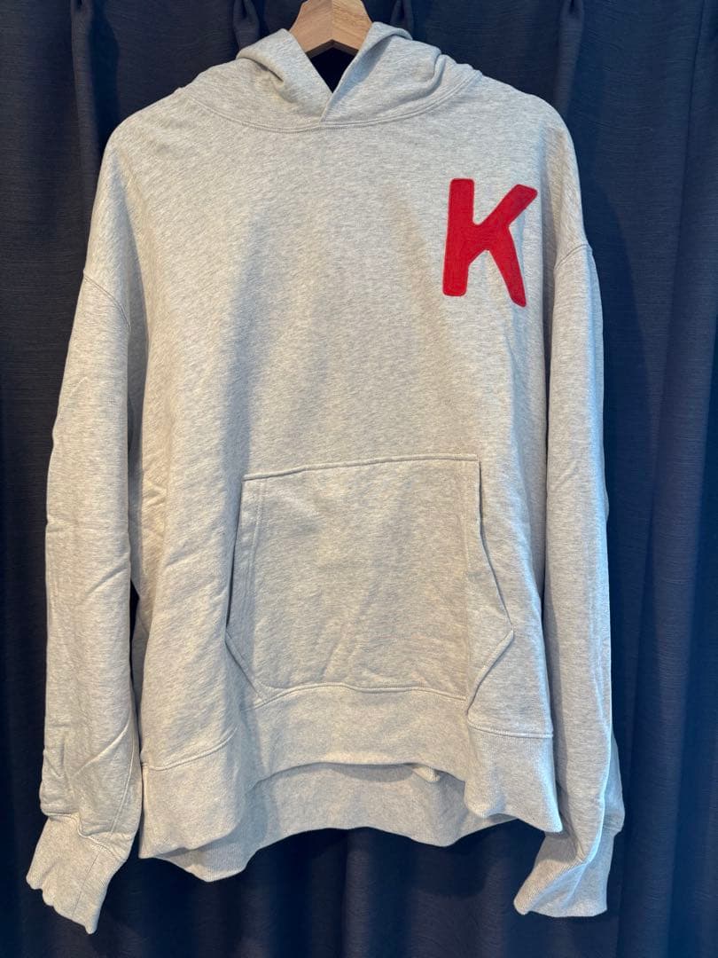 KENZO トラ刺繍 グレー パーカー