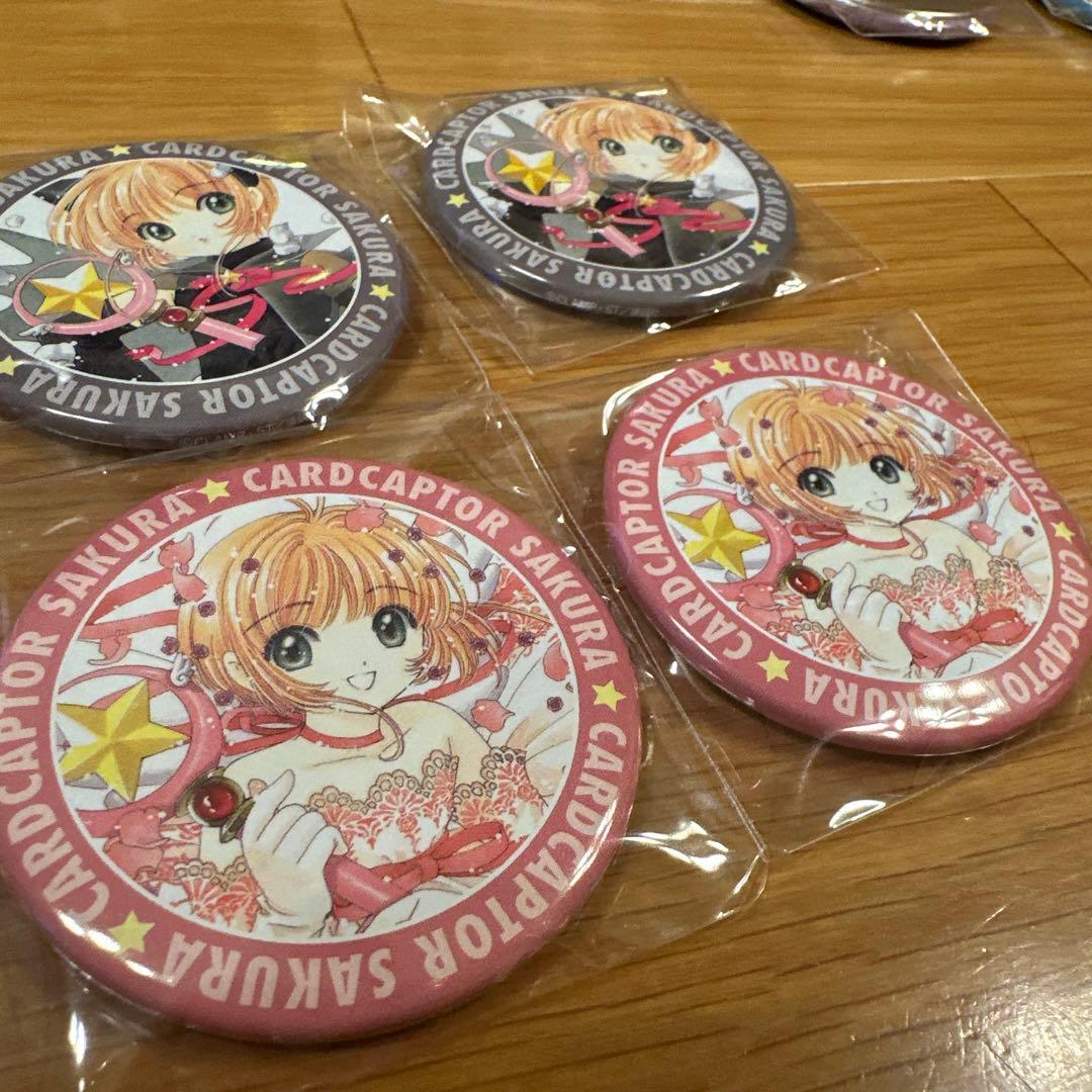 カードキャプターさくら さくら 缶バッジ アニカプ 原画展 カフェ缶バッジ