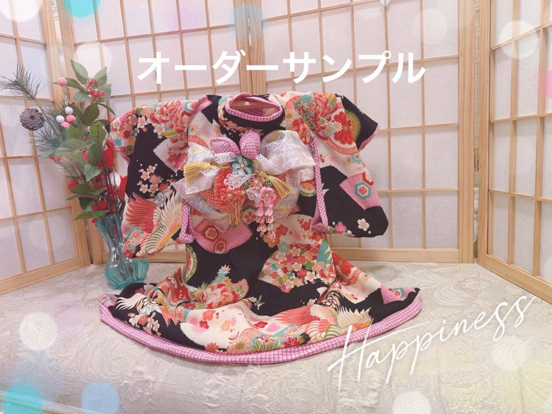 B455.pon2pan2☆犬オーダーお着物☆犬お着物☆犬お引き摺りお着物 B385.pon2pan2☆オーダー犬☆2ウェイ☆お引きずりお着物