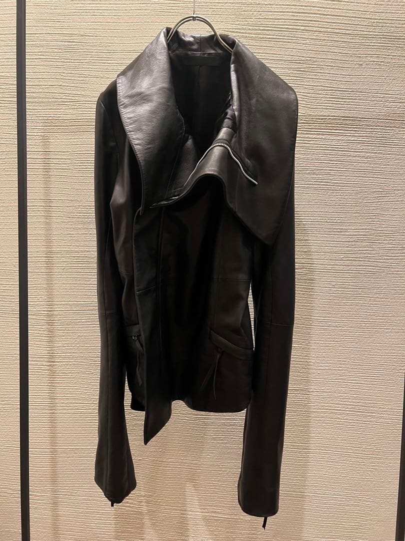 00s japanese label leather jacket ジャケット 00s ekam leather