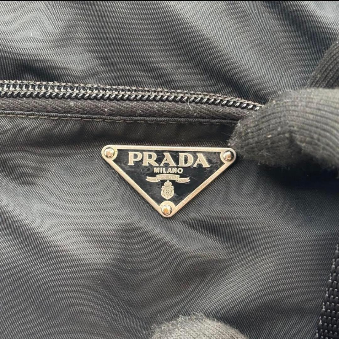 大人気 プラダ PRADA 三角ロゴ ショルダーバッグ　23cm ブラック