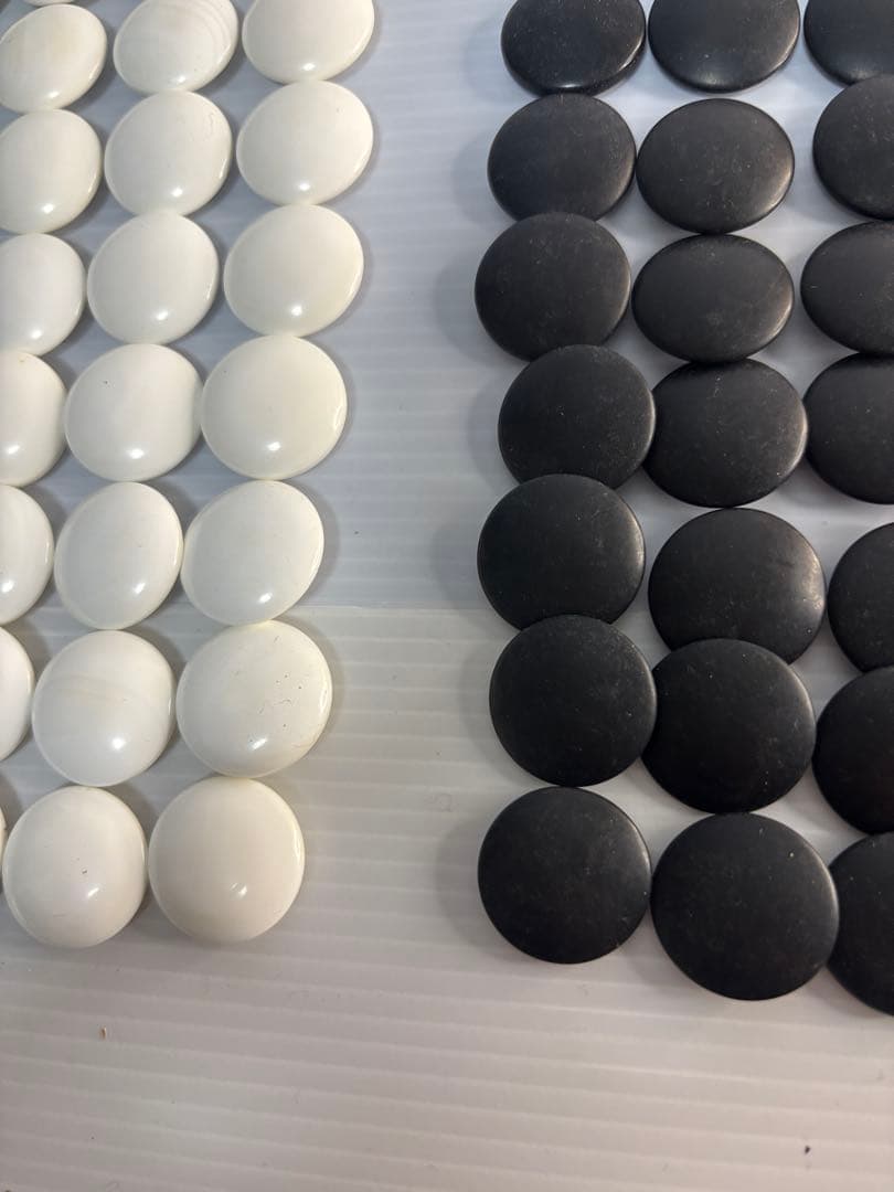 囲碁 碁石 蛤 177個 那智黒 168個 ケース付き　洗浄済み ハマグリ