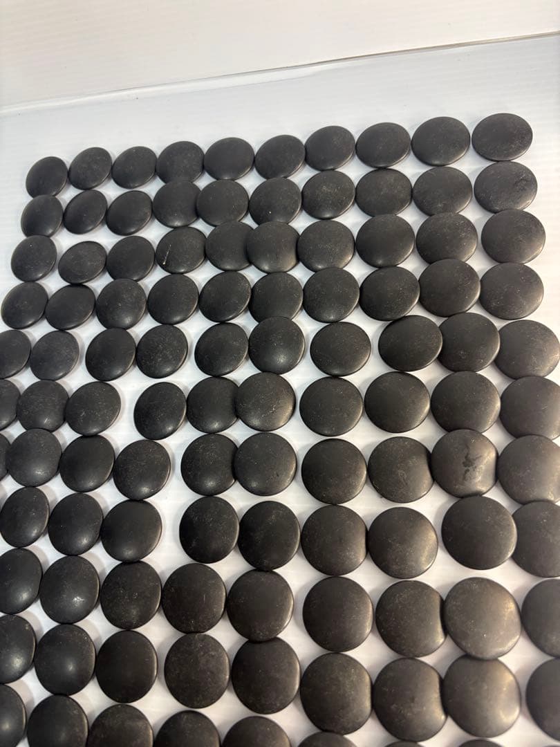 囲碁 碁石 蛤 177個 那智黒 168個 ケース付き　洗浄済み ハマグリ