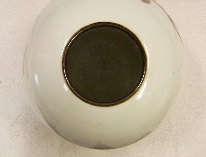 芸術院会員 河合誓徳 紅蘭花文壷 M16 美術品・アンティーク・コレクション