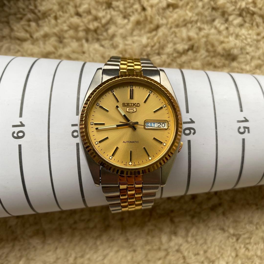 SEIKO 5 自動巻 7s26-3110セイコーファイ。