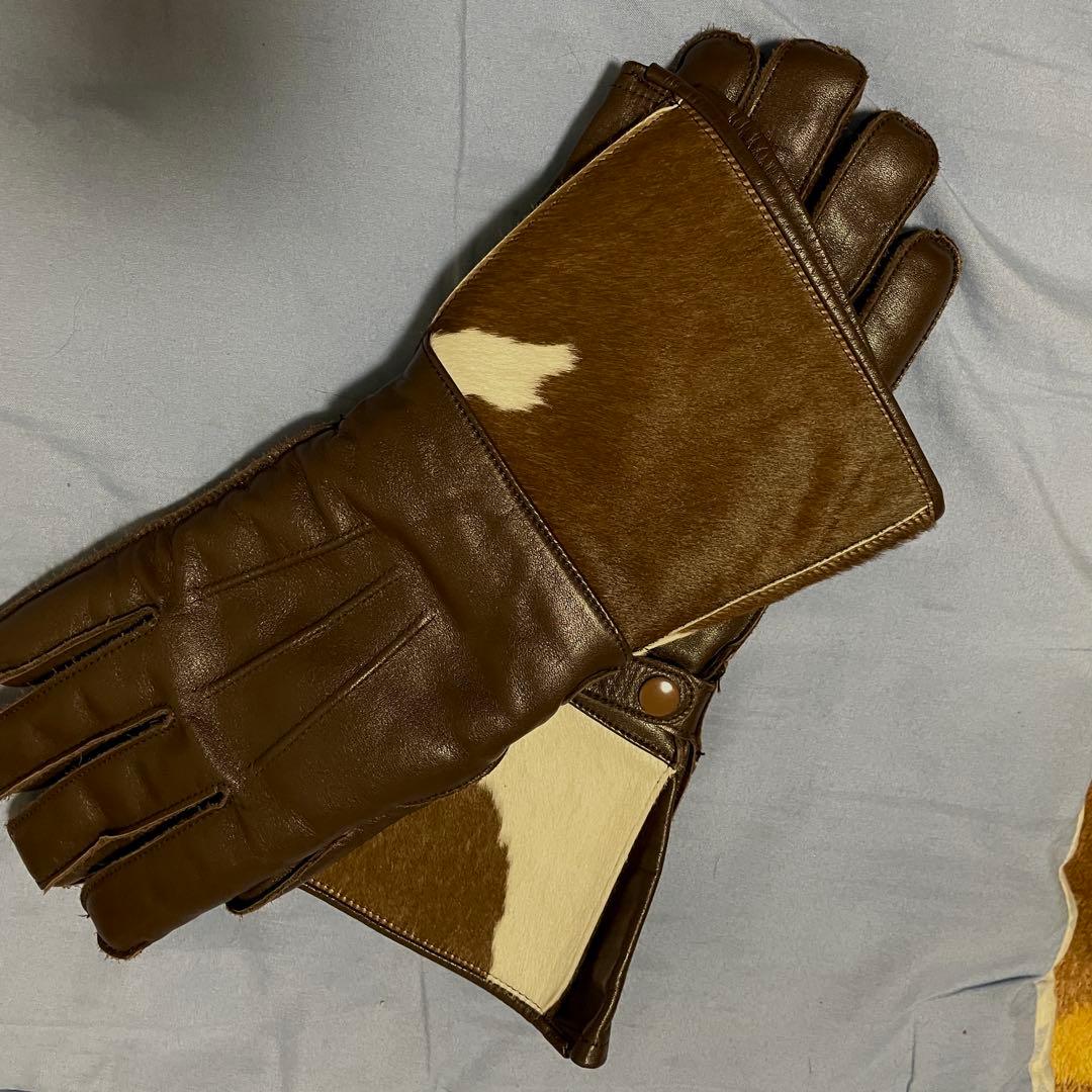 【レア 新品】アトラクションズ 馬毛 グローブ BILTBUCK ブラウン レア 新品】アトラクションズ 馬毛 グローブ BILTBUCK ブラウン レア