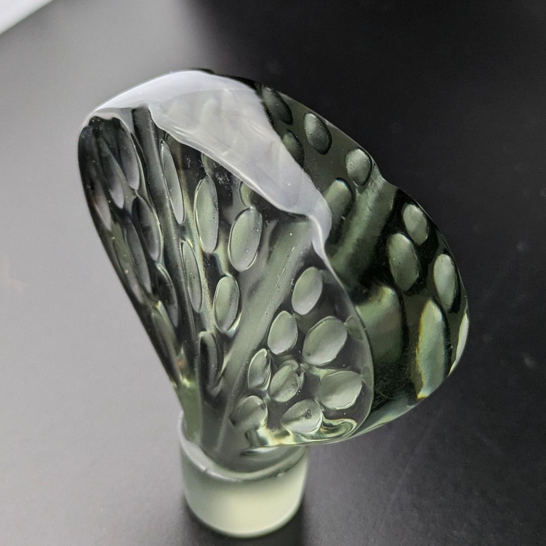 魔法のようなブルーグレー☆ラリック ミラベル かぼちゃ 13㎝ 香水瓶