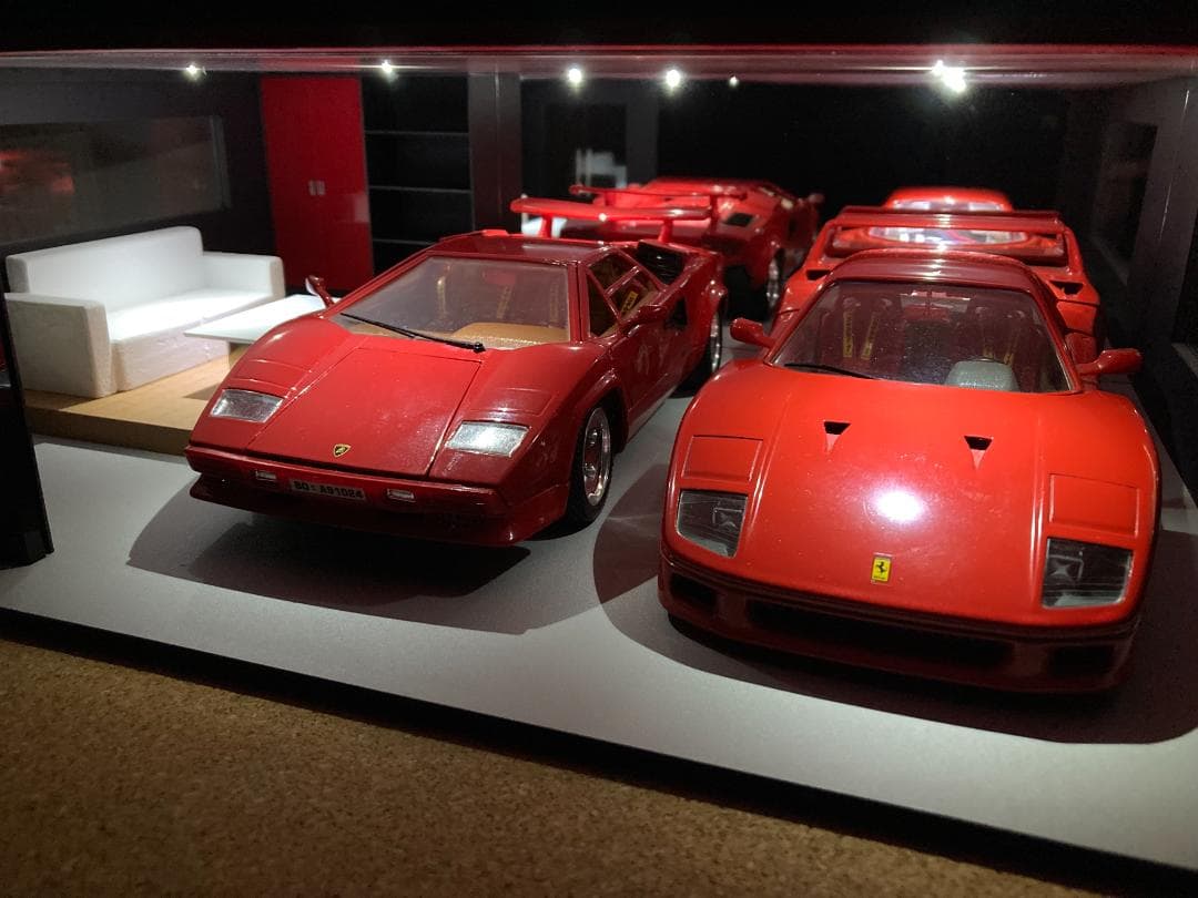 ミニカー専用ジオラマ：1/18 リビングタイプガレージⅠ／男の秘密基地ガレージ！