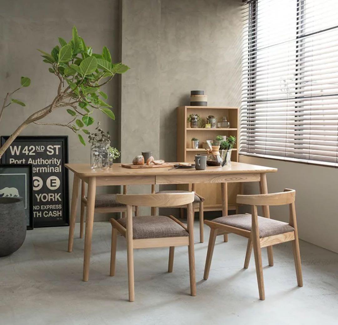 【美品】ダイニングテーブル Henry 木製 150cm