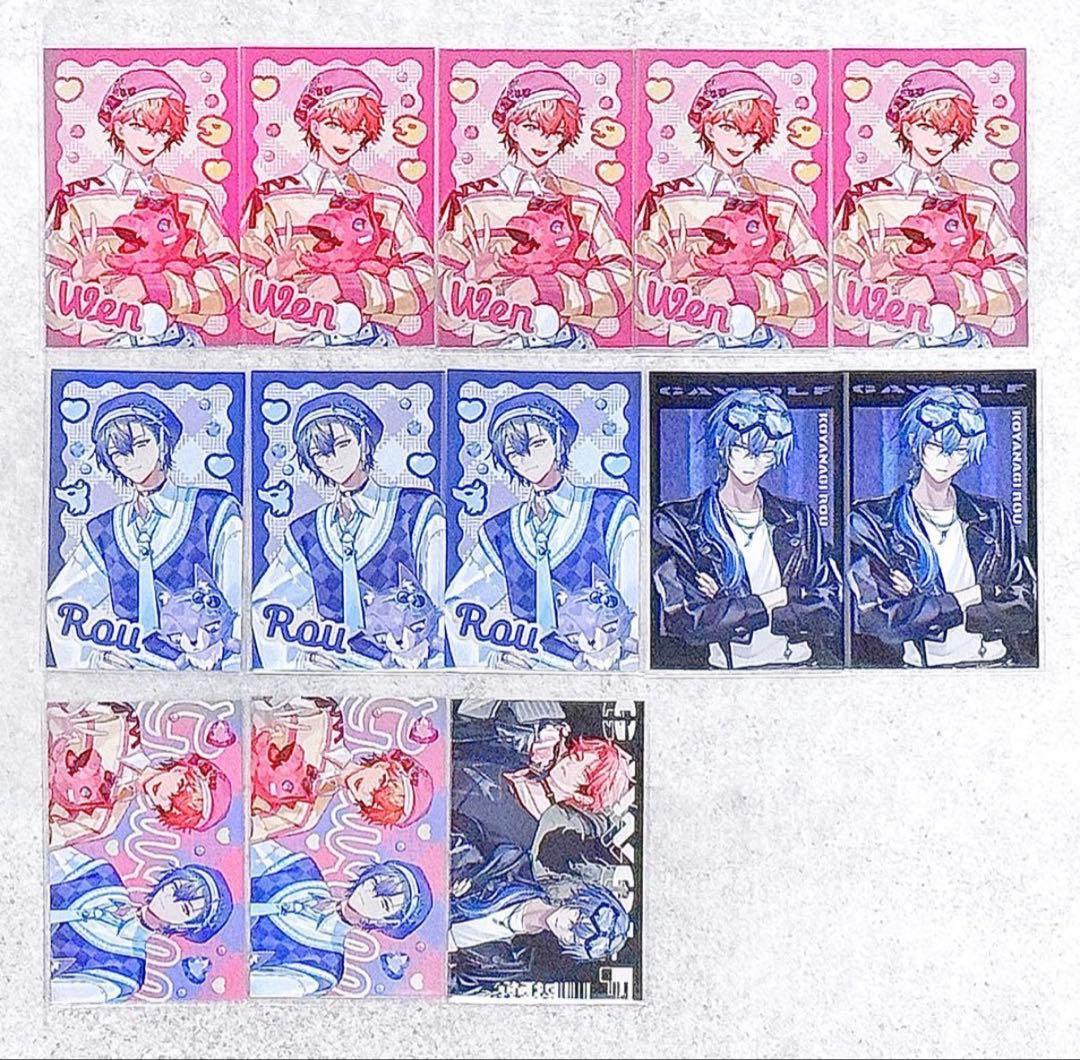 にじさんじ ぎゃうるふ チェキ風カード 小柳ロウ 赤城ウェン - メルカリ