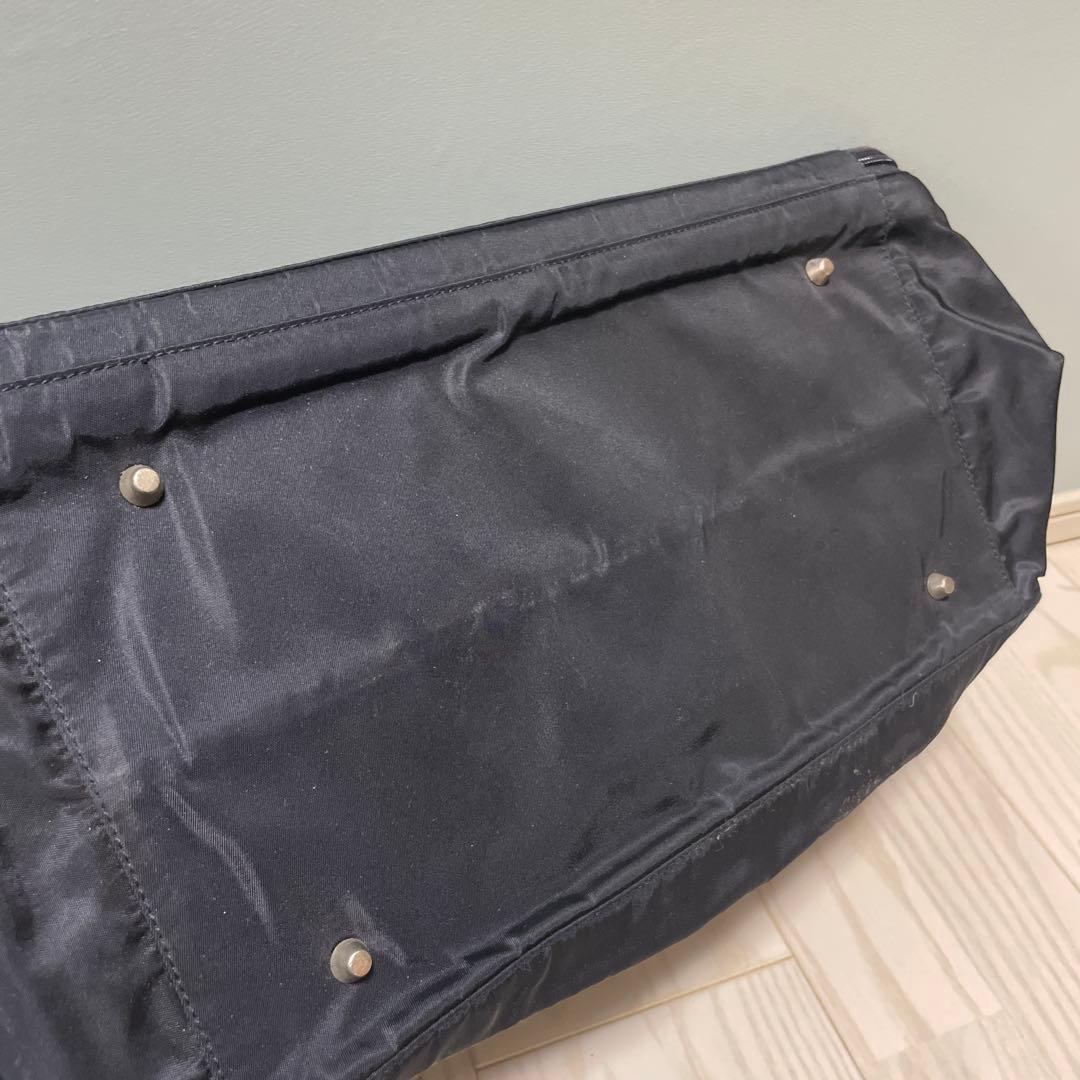 PRADA ボストンバッグ ネイビー 濃紺