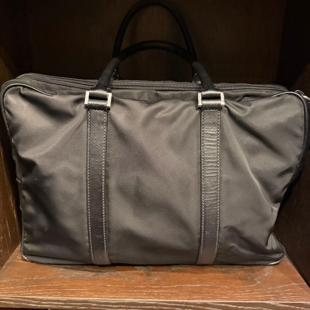 R*️様 PRADA ビジネスバッグ ブラック