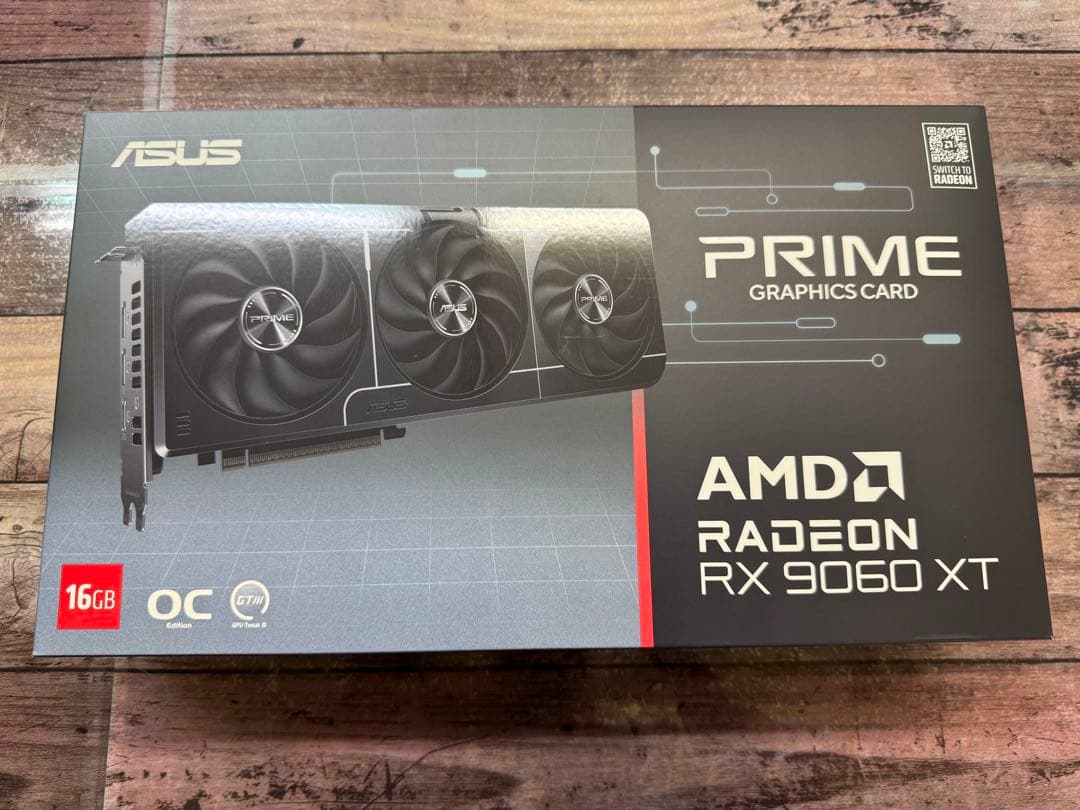 ASUS Radeon RX 9060 XT 16GB 使用期間2カ月