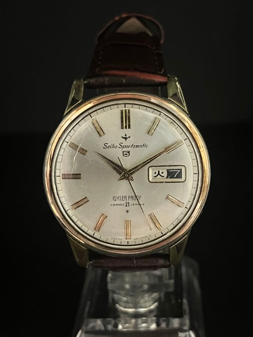 ★美品ケース磨き済！セイコースポーツマチック5自動巻メンズ腕時計　動作良好