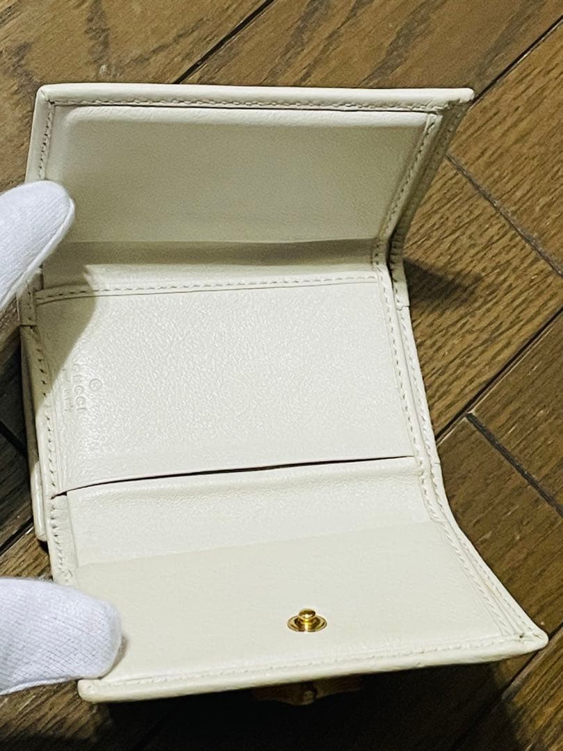 価格変更しました。GUCCI グッチ 財布 マーモント & バンプー