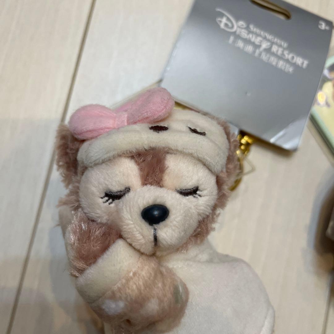 上海ディズニー　ぬいぐるみ キーホルダー ダッフィー　シェリーメイ　2個セット