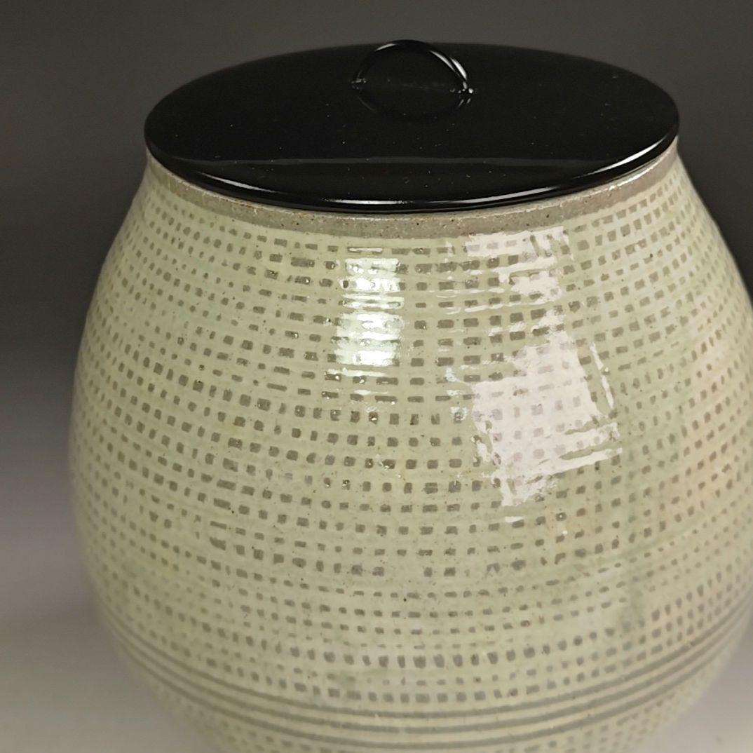 ウ294 水指『福森比路志』『三島芋頭水指 共箱』茶道具