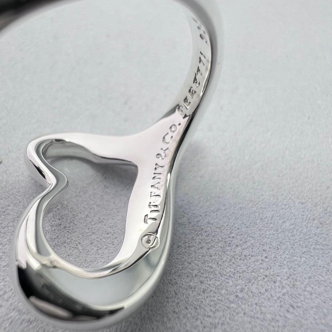 ティファニー　オープンハートリング(ラージ)10号　シルバー925