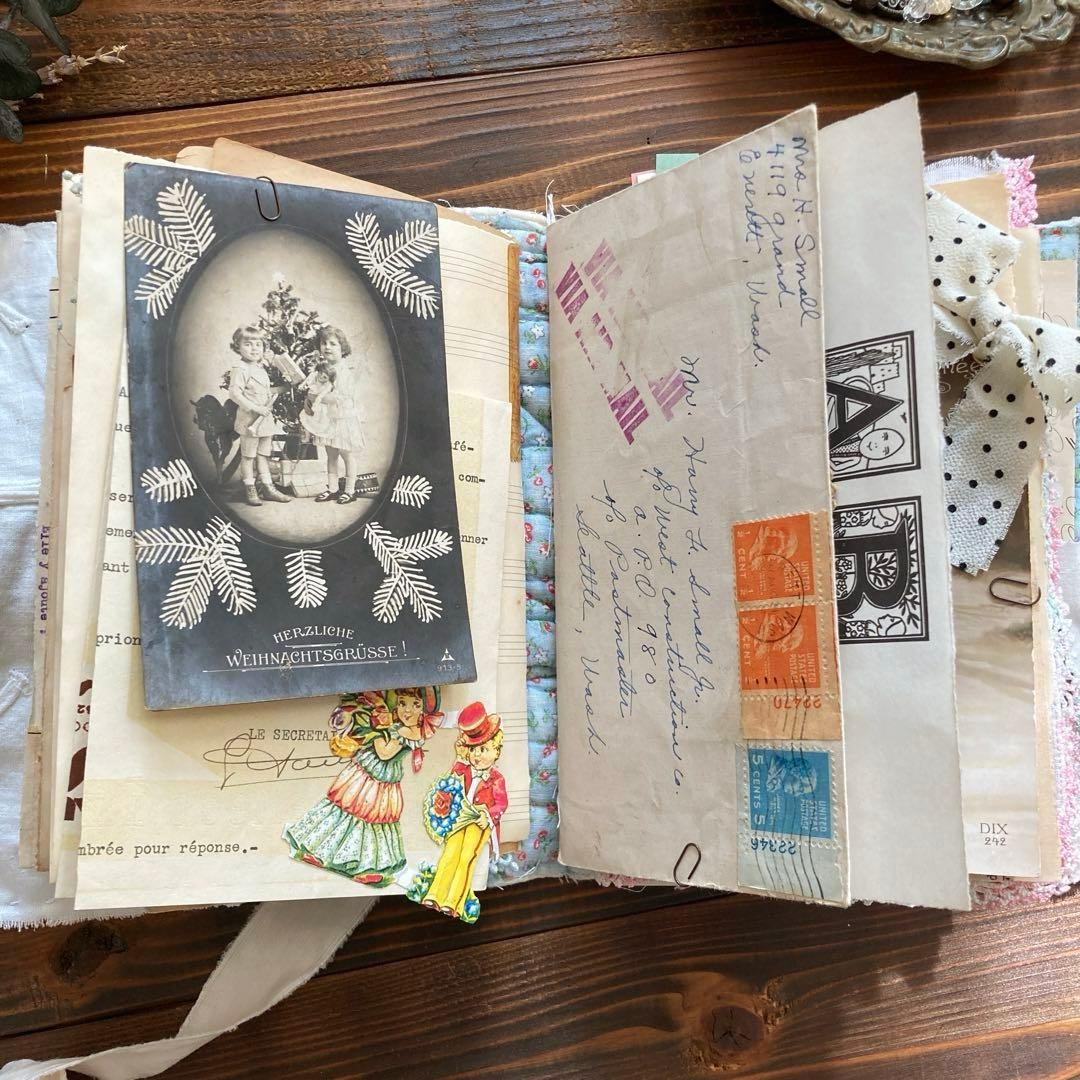 junkjournal ジャンクジャーナル雑記帳　エフェメラセット