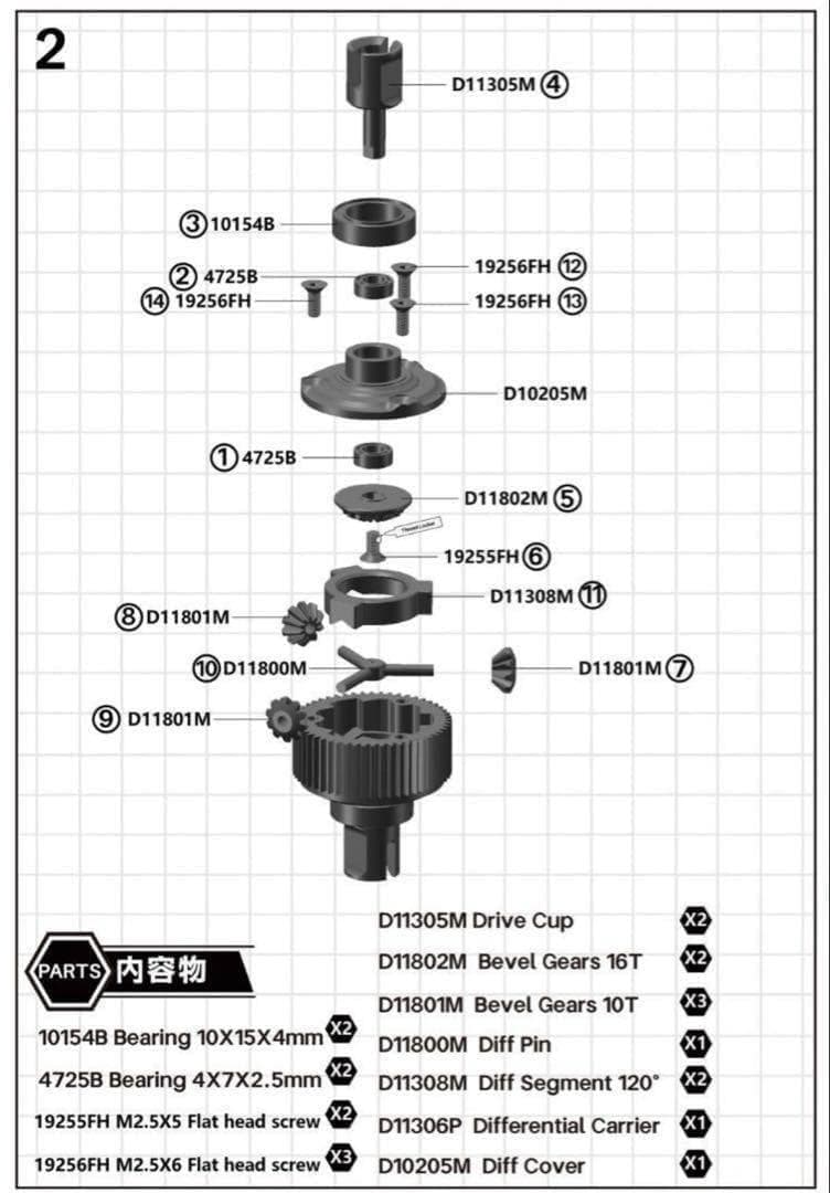KKPIT ACTIVE DIFFERENTIAL LSDキット ギアデフ