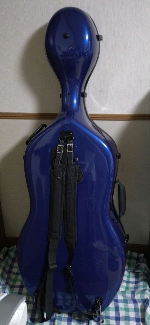 フューメビアンカ　Fiumebianca　４／４チェロハードケース (ブルー)