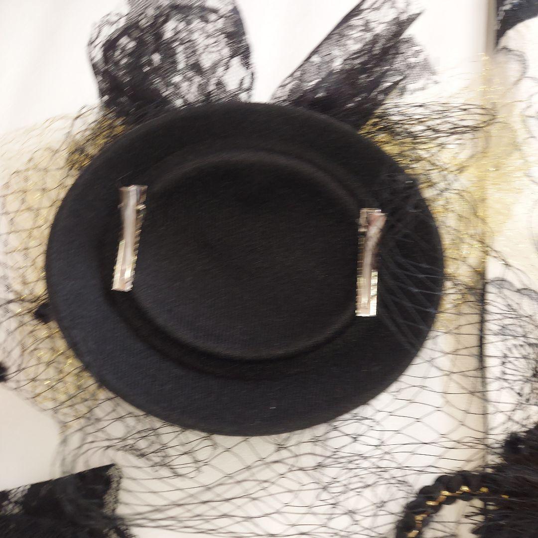 正絹振袖 蝶と辻ヶ花模様 黒と白 帯揚げ 帯締め 重ね襟 髪