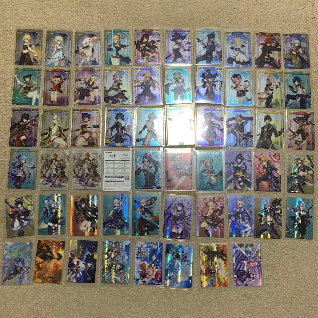 原神 メタルカード第1弾コンプ＆ウエハースカード オリジナル