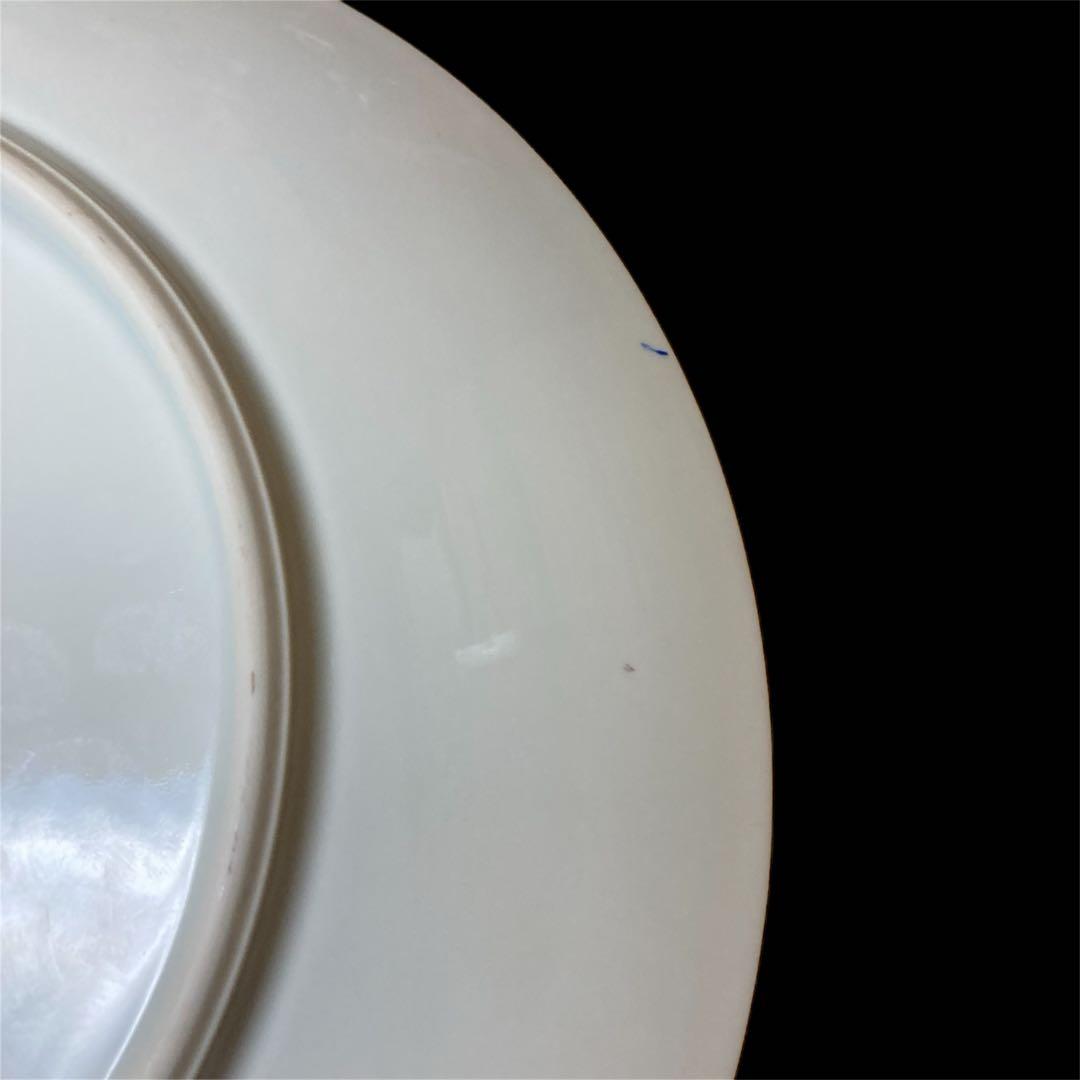 【美品】九谷焼　章山 花詰 飾り皿 金彩色絵花詰紋大皿　36cm　10号　飾皿