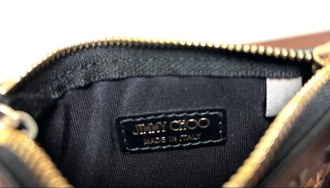 価格交渉可 未使用 JIMMY CHOO マルチカラースタッズ付き ケース