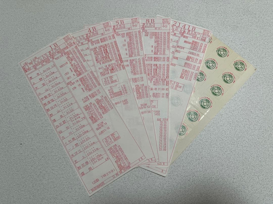 東北新幹線 車掌スタフセット